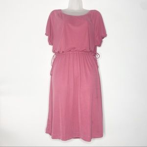 Saturday Sunday Dusty Rose Slouchy lounge dress